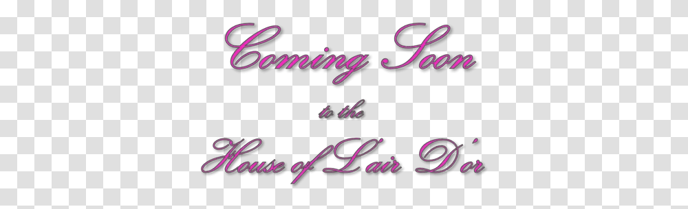 Chevrefeuille Under Construction, Text, Alphabet, Purple, Handwriting Transparent Png