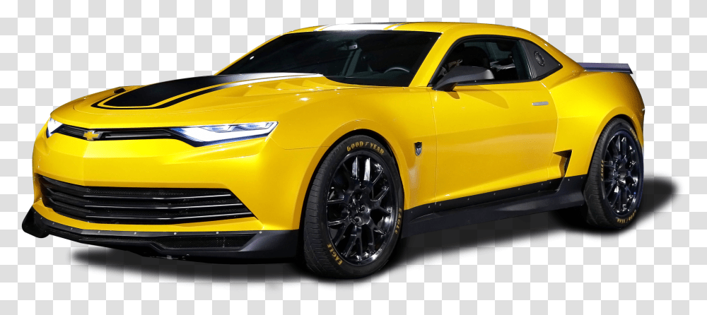 Chevrolet Camaro Concept Yellow Car Image Bumblebee Chevrolet Camaro, Spoke, Machine, Vehicle, Transportation Transparent Png
