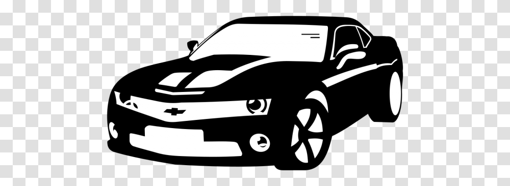 Chevrolet Camaro Sports Car Vector Graphics Chevrolet Camaro Vector, Gun, Weapon, Stencil Transparent Png