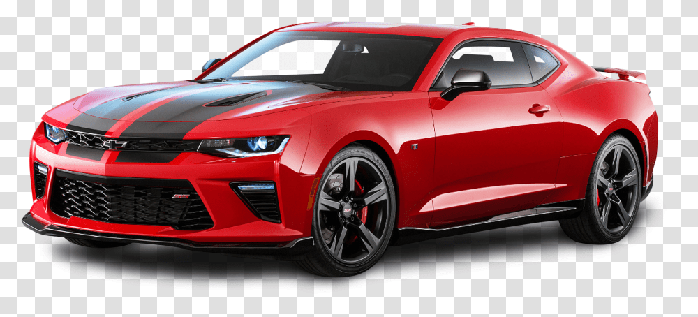 Chevrolet Camaro Ss Red Car Image Chevrolet Camaro Red And Black, Vehicle, Transportation, Sports Car, Coupe Transparent Png