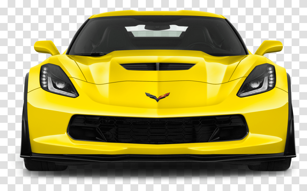 Chevrolet Corvette Image Front View Of Sports Car, Vehicle, Transportation, Coupe, Tire Transparent Png