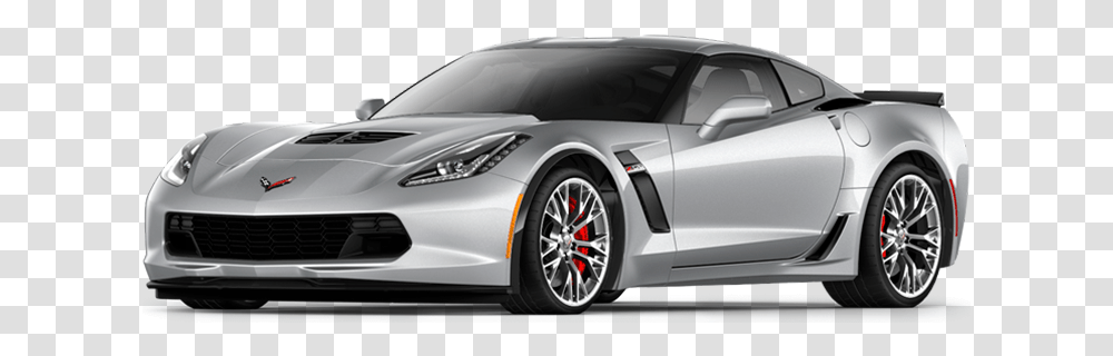 Chevrolet Corvette Z06 Silver Corvette, Car, Vehicle, Transportation, Sports Car Transparent Png