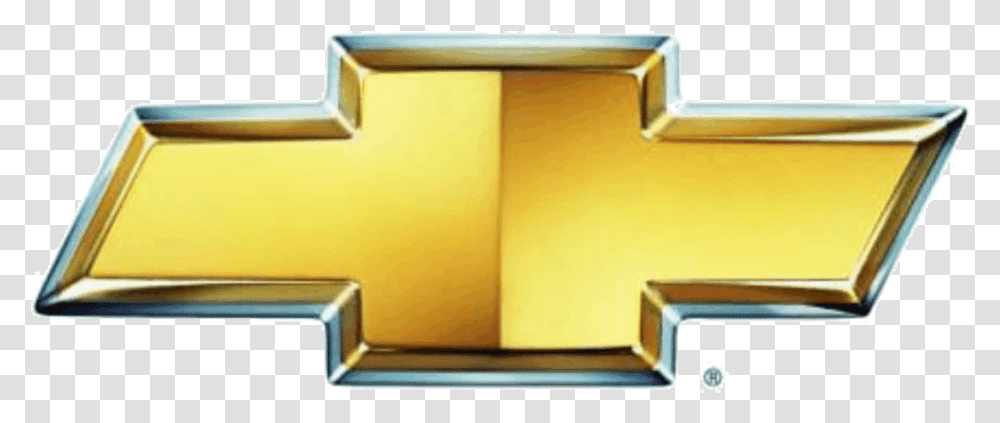 Chevrolet Logo Golden Plus Car Logo, Symbol, Text, Emblem, Trademark Transparent Png