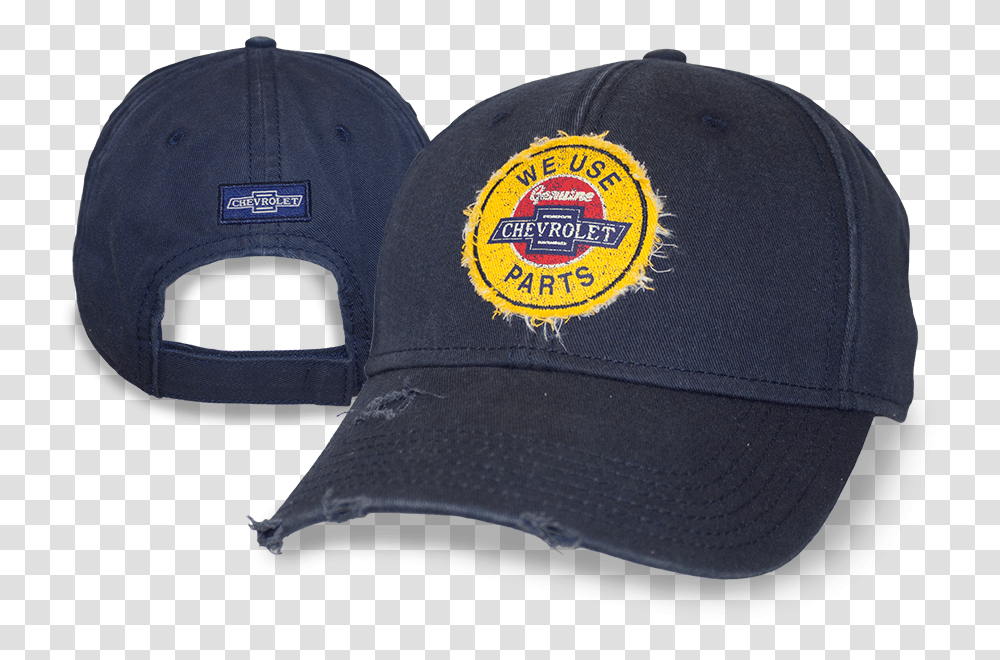 Chevrolet Parts Patch Cap Navy Distressed Gm Company Store, Apparel, Baseball Cap, Hat Transparent Png