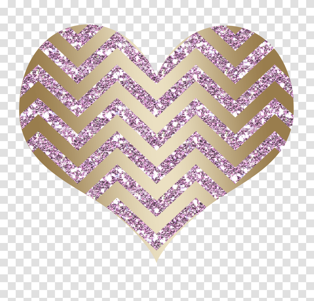Chevron Heart Glitter Baby Pink Gold Glitter Rose Gold Hearts, Rug, Pattern, Purple, Quilt Transparent Png