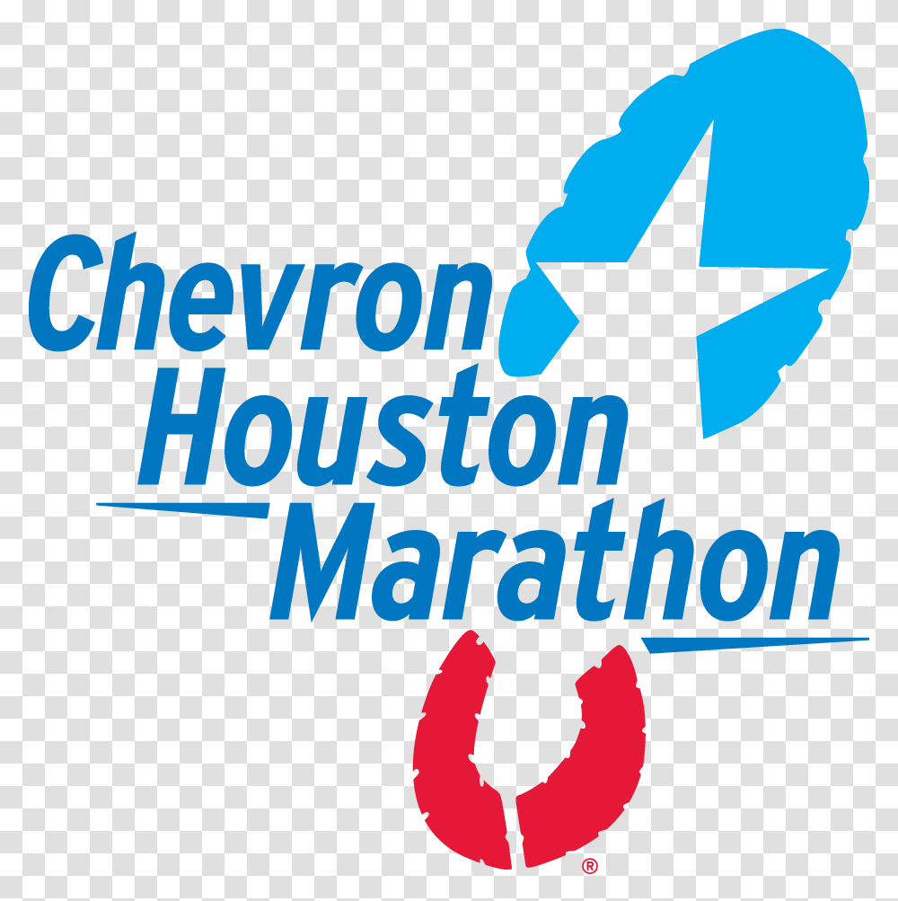 Chevron Houston Marathon Logo, Star Symbol, Poster, Advertisement Transparent Png