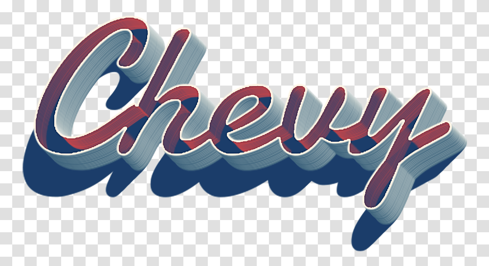 Chevy 3d Letter Name Calligraphy, Word, Label, Outdoors Transparent Png