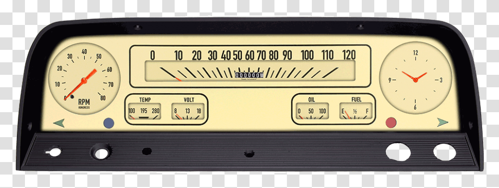 Chevy Truck Gauge Cluster, Radio, Stereo, Electronics, Clock Tower Transparent Png