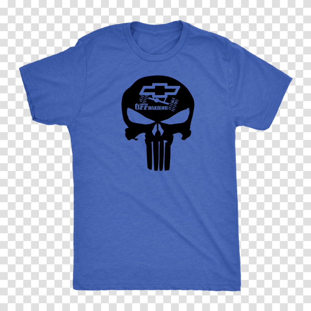 Chevyoffroading Punisher Skull, Apparel, T-Shirt, Hand Transparent Png