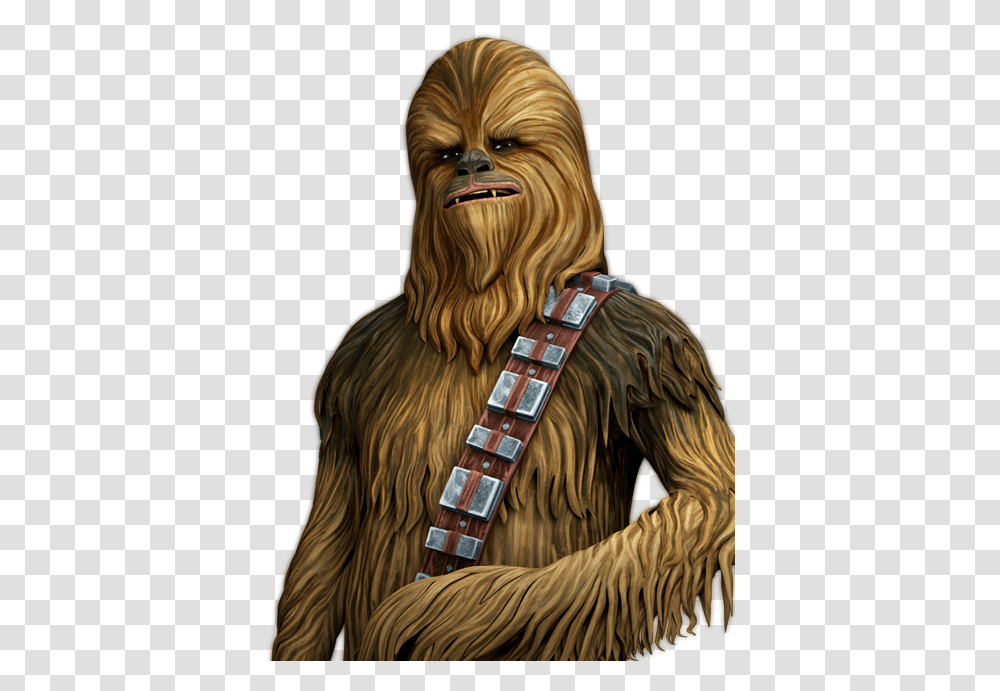 Chewbacca Background Chewbacca Star Wars Cartoon, Person, Wood, Bronze, Outdoors Transparent Png