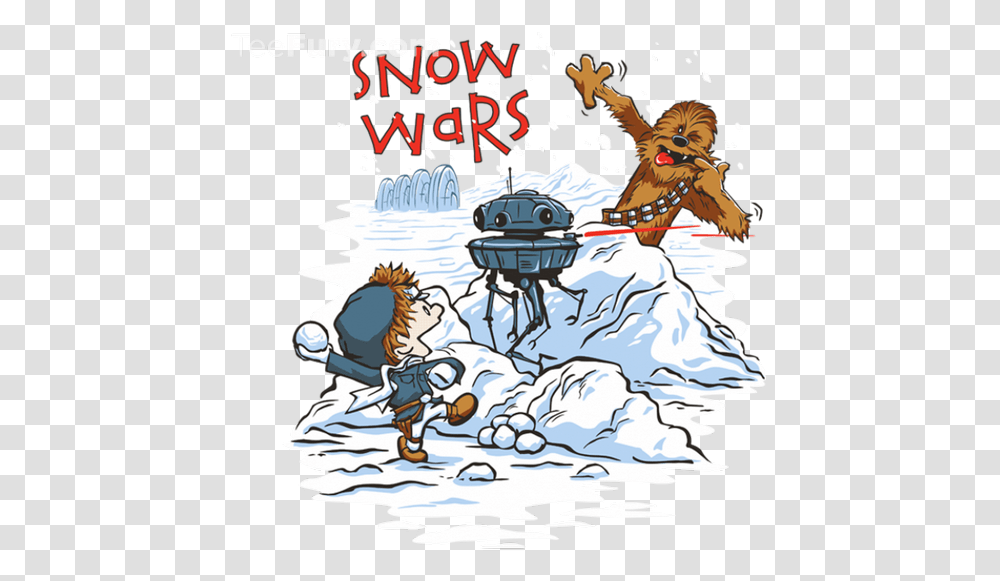 Chewbacca Calvin And Hobbes, Poster, Advertisement, Outdoors, Comics Transparent Png