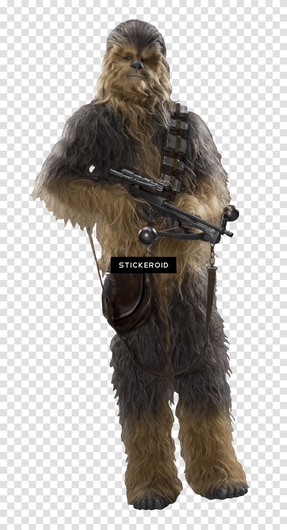 Chewbacca Chewbacca Star Wars Vii Cardboard Cutout Standup Chewbacca Cutout, Harness, Gun, Weapon, Weaponry Transparent Png