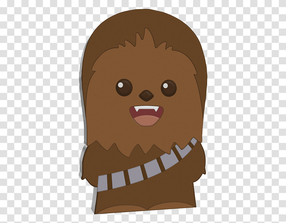 Chewbacca Chibi 1oz Silver Coin Chewbacca Chibi Coin, Sweets, Food, Cookie, Cardboard Transparent Png