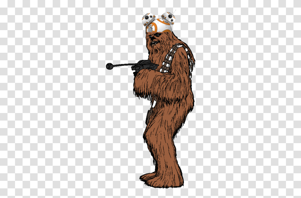 Chewbacca Clipart Animated Star Wars Chewy Clipart, Animal, Mammal, Hound, Dog Transparent Png
