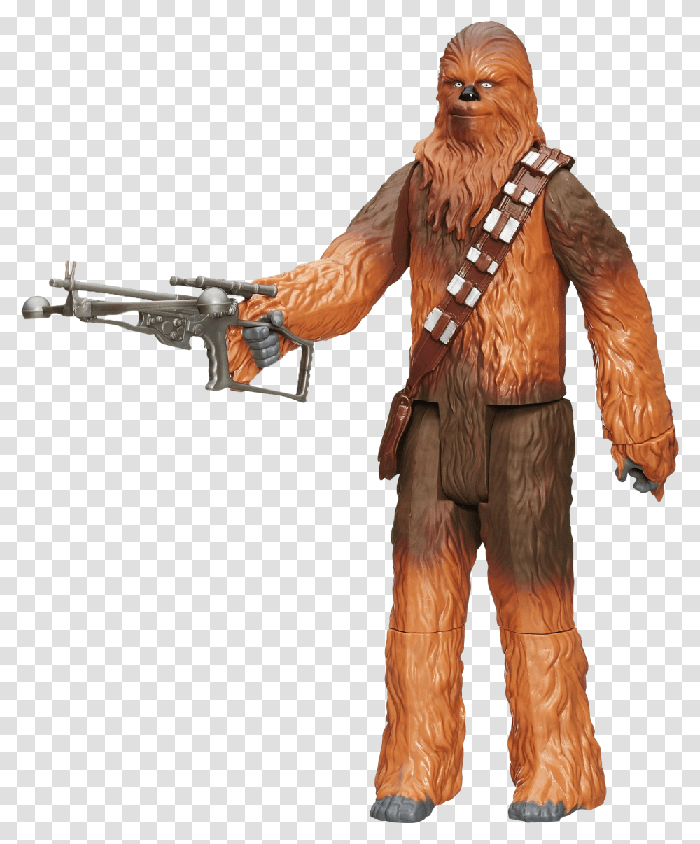 Chewbacca Hero Series Deluxe 12 Action Figure Chewbacca 24 Figure, Person, Human, Scarecrow, Gun Transparent Png