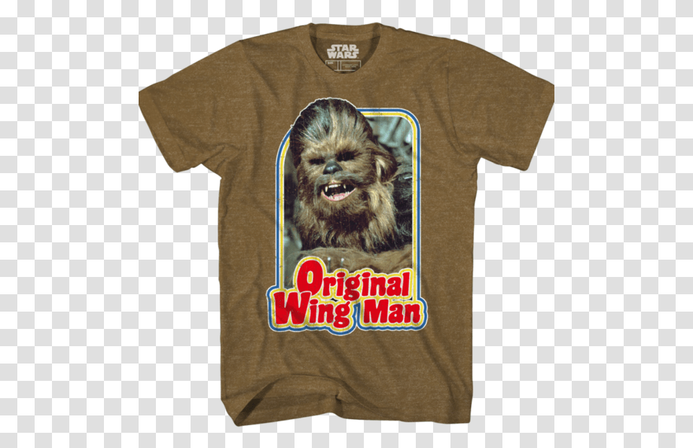 Chewbacca Original Wingman T Star Wars Bb8 T Shirt, Pet, Animal, Mammal, Canine Transparent Png
