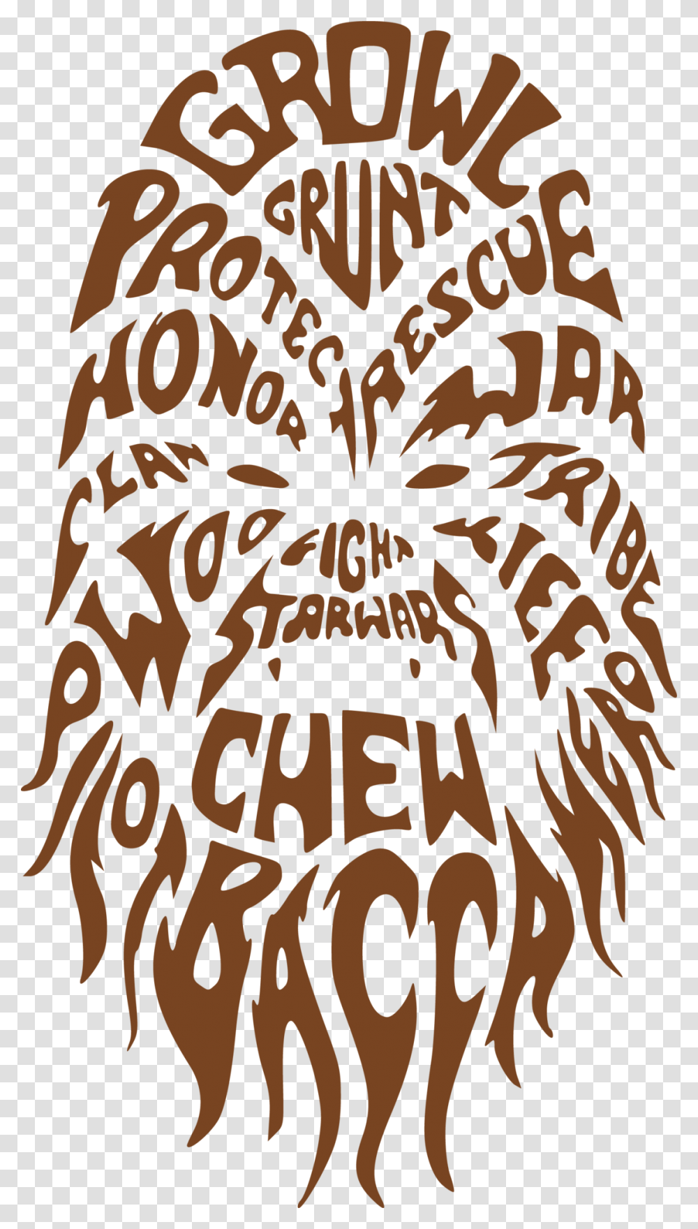 Chewbacca Star Wars Svg Dxf Eps Cut File Cricut And Silhouette Machines Star Wars Cricut, Text, Calligraphy, Handwriting Transparent Png