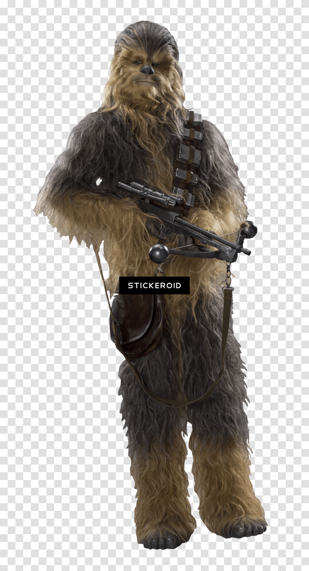 Chewbacca Star Wars Vii Cardboard Cutout Standup Star Wars Chewbacca, Harness, Gun, Weapon, Animal Transparent Png