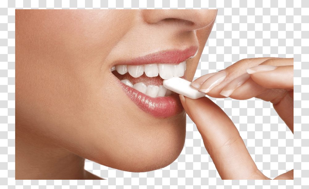 Chewing Gum, Food, Teeth, Mouth, Lip Transparent Png