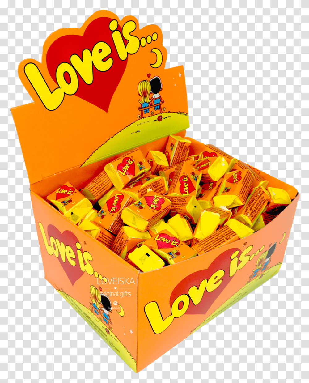 Chewing Gum Image Love Is Candy, Box, Food, Birthday Cake, Dessert Transparent Png