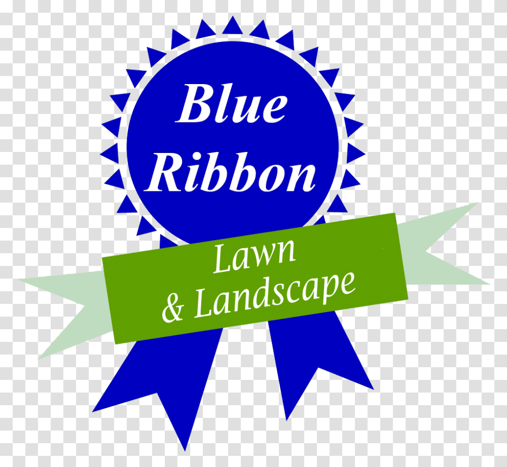 Cheyenne Lawn Care Blue Ribbon & Landscape Insta Strategy Development Process Icon, Symbol, Logo, Text, Graphics Transparent Png