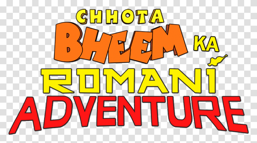 Chhota Bheem Ka Romani Adventure Poster, Word, Alphabet, Crowd Transparent Png