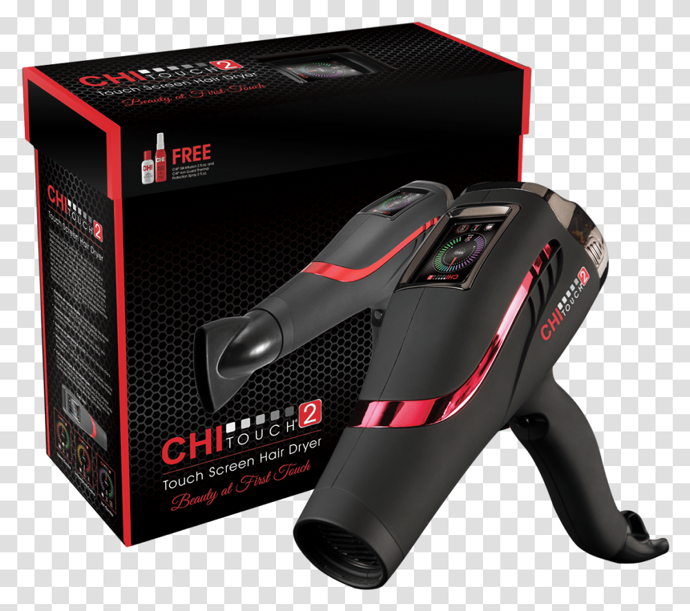 Chi Touch 2 Hair Dryer W Box Chihaircare Chi Touch 2 Hair Dryer, Blow Dryer, Appliance Transparent Png