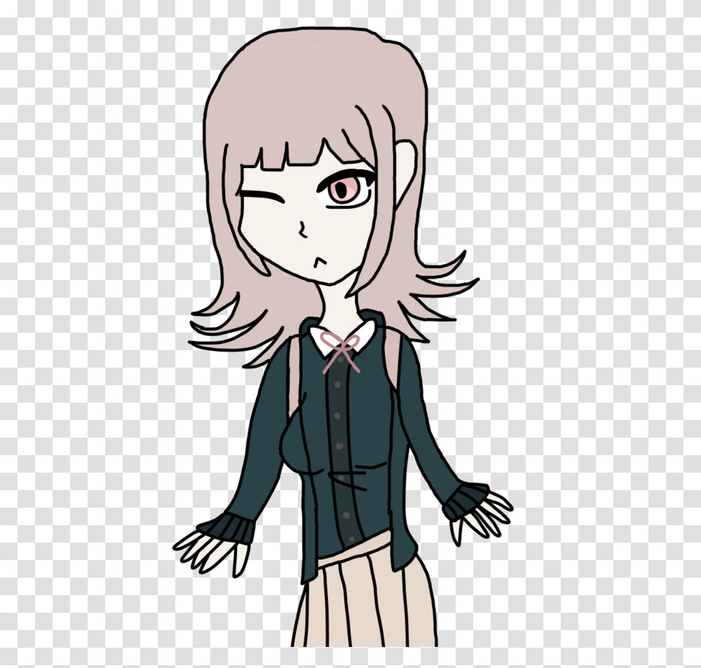 Chiaki Nanami A K A My Waifu Fanart, Manga, Comics, Book, Person Transparent Png