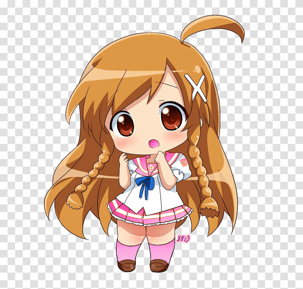 Chibi Anime In Chibi, Person, Costume, Drawing Transparent Png