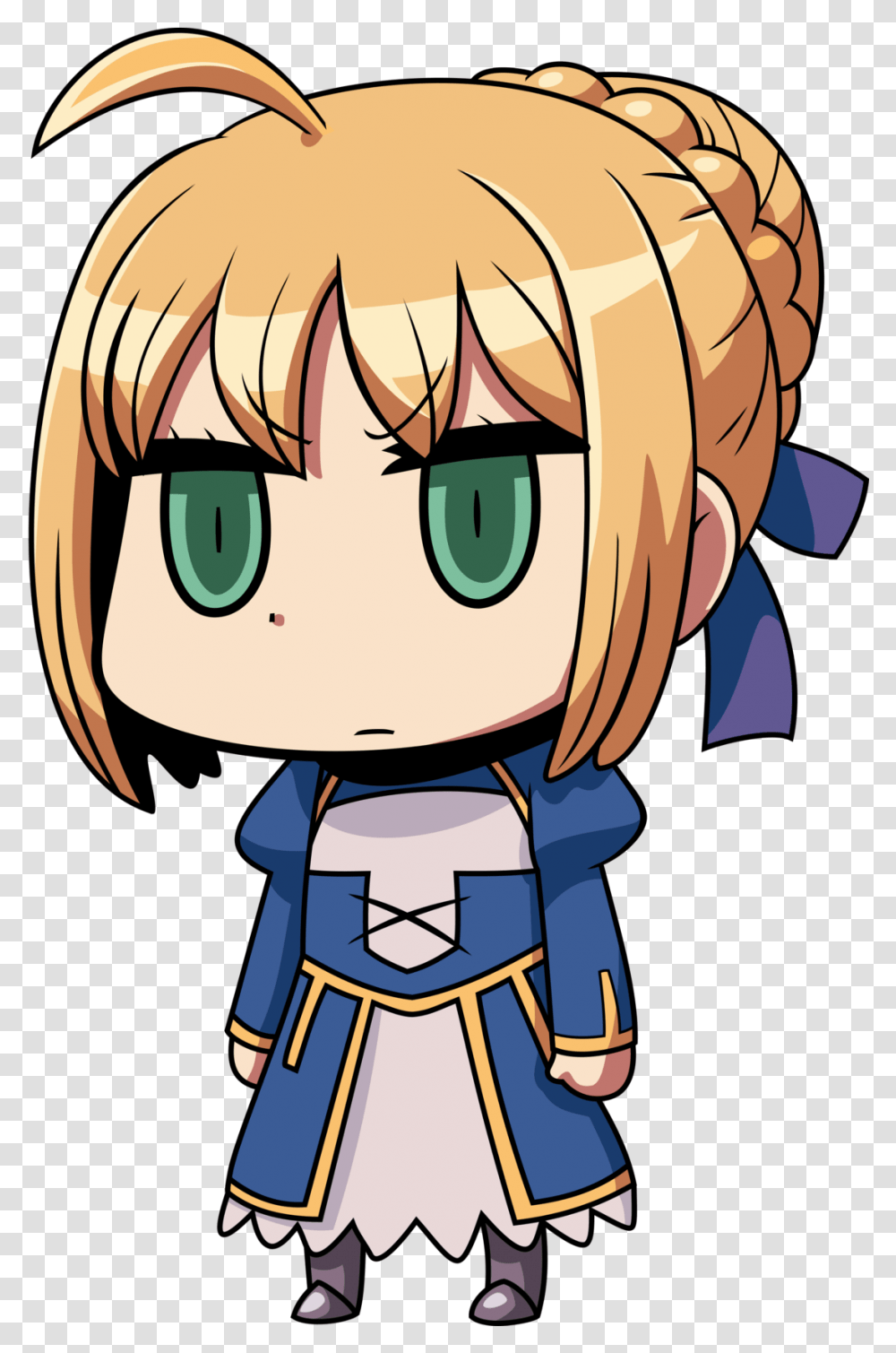 Chibi Arturia Vector For All Your Chibi Saber Learning With Manga, Comics, Book Transparent Png