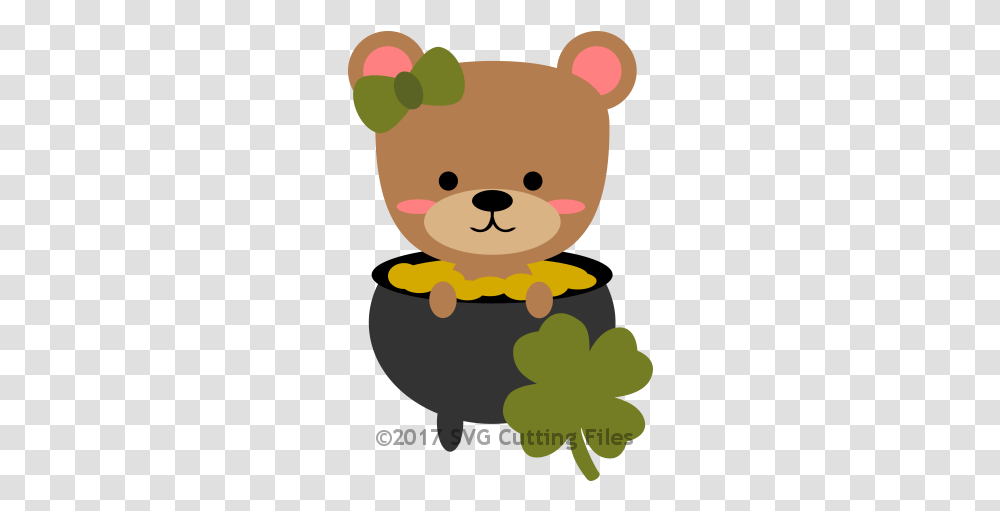 Chibi Bear In Pot Of Gold Cartoon, Toy, Plush, Teddy Bear, Animal Transparent Png