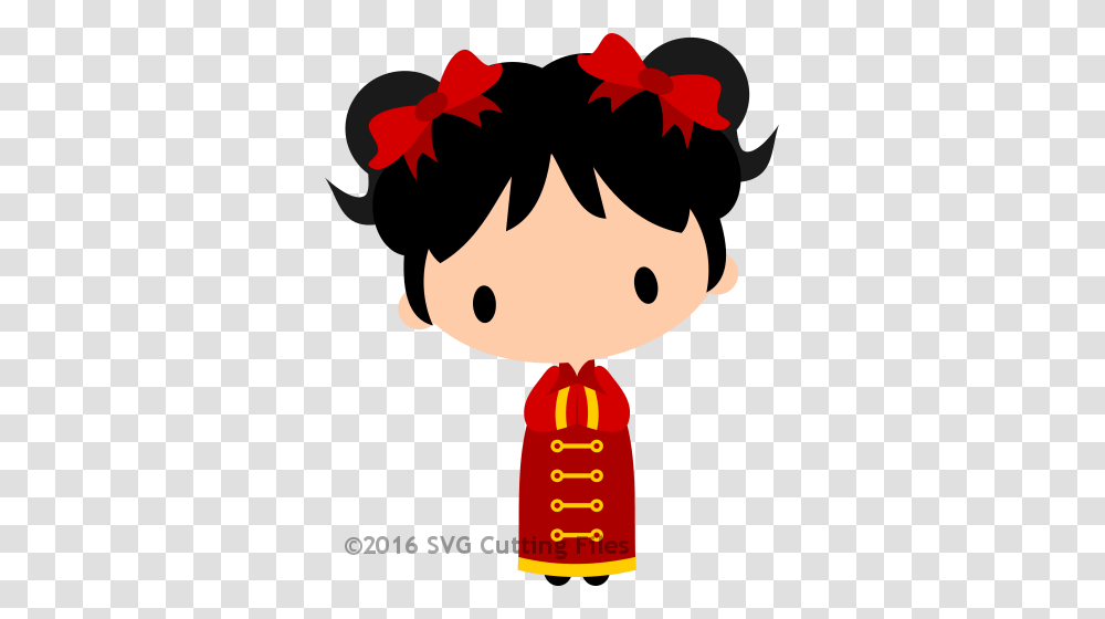 Chibi Chinese New Year Girl, Plant Transparent Png