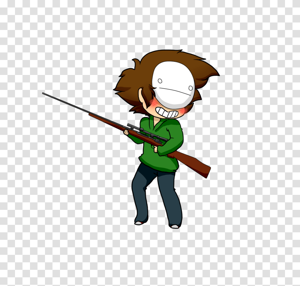 Chibi Cry With A Hunting Rifle, Person, Human, Water, Helmet Transparent Png