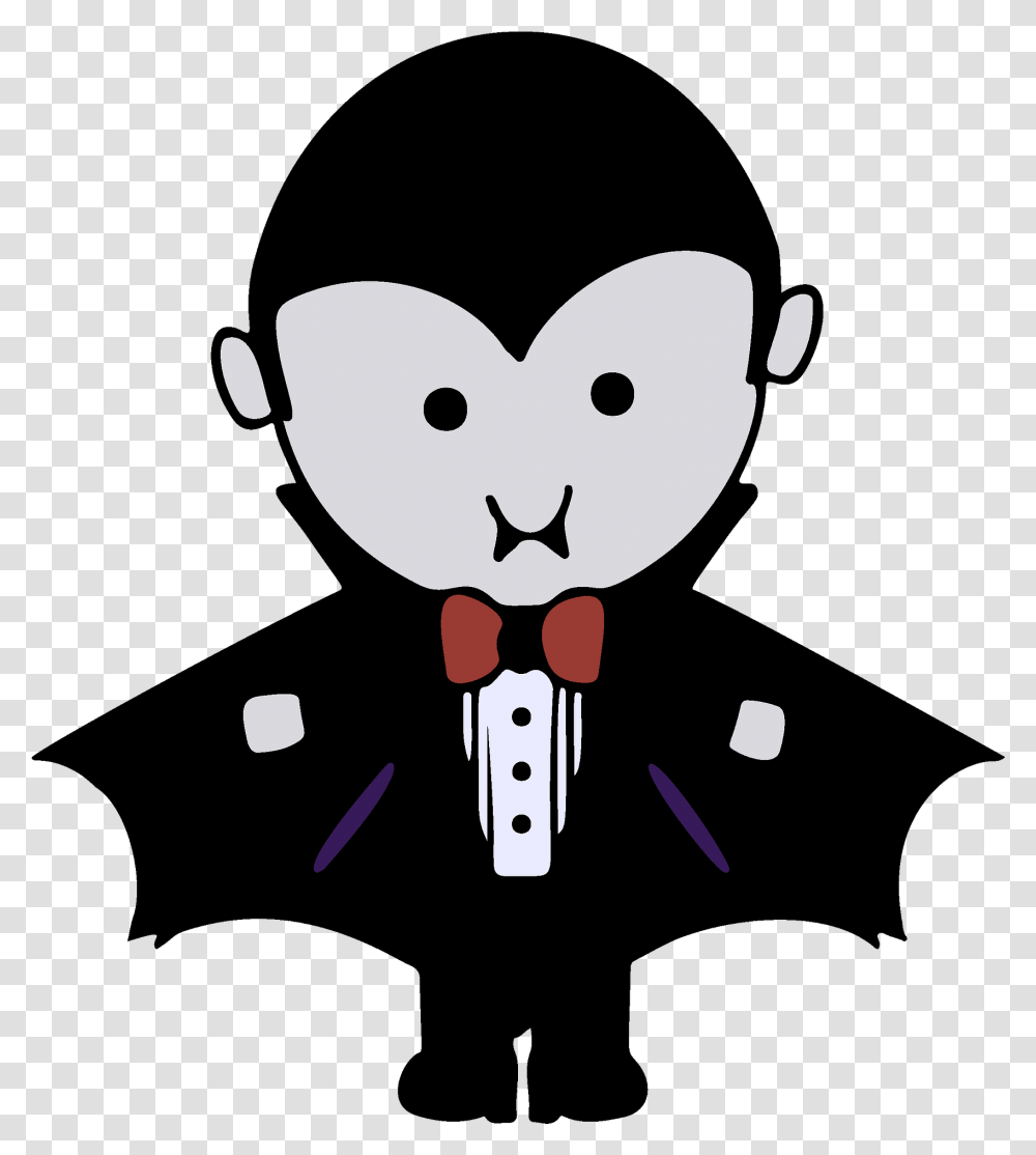 Chibi Dracula Clipart Free Download Halloween Monsters Clipart, Performer, Head, Hand, Stencil Transparent Png