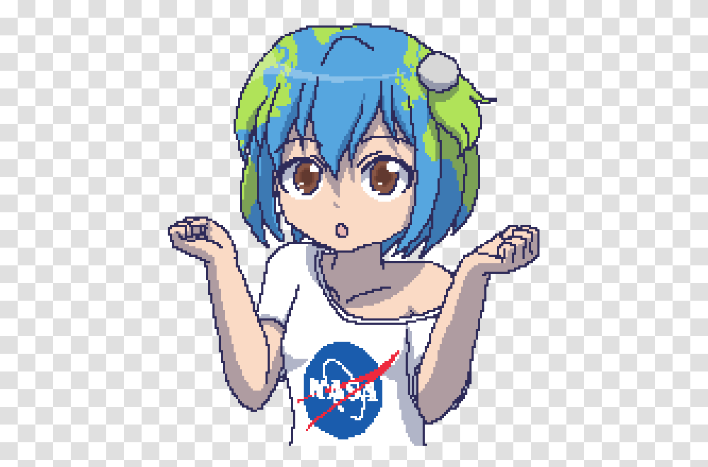 Chibi Earth Chan, Poster, Costume, Female, Girl Transparent Png