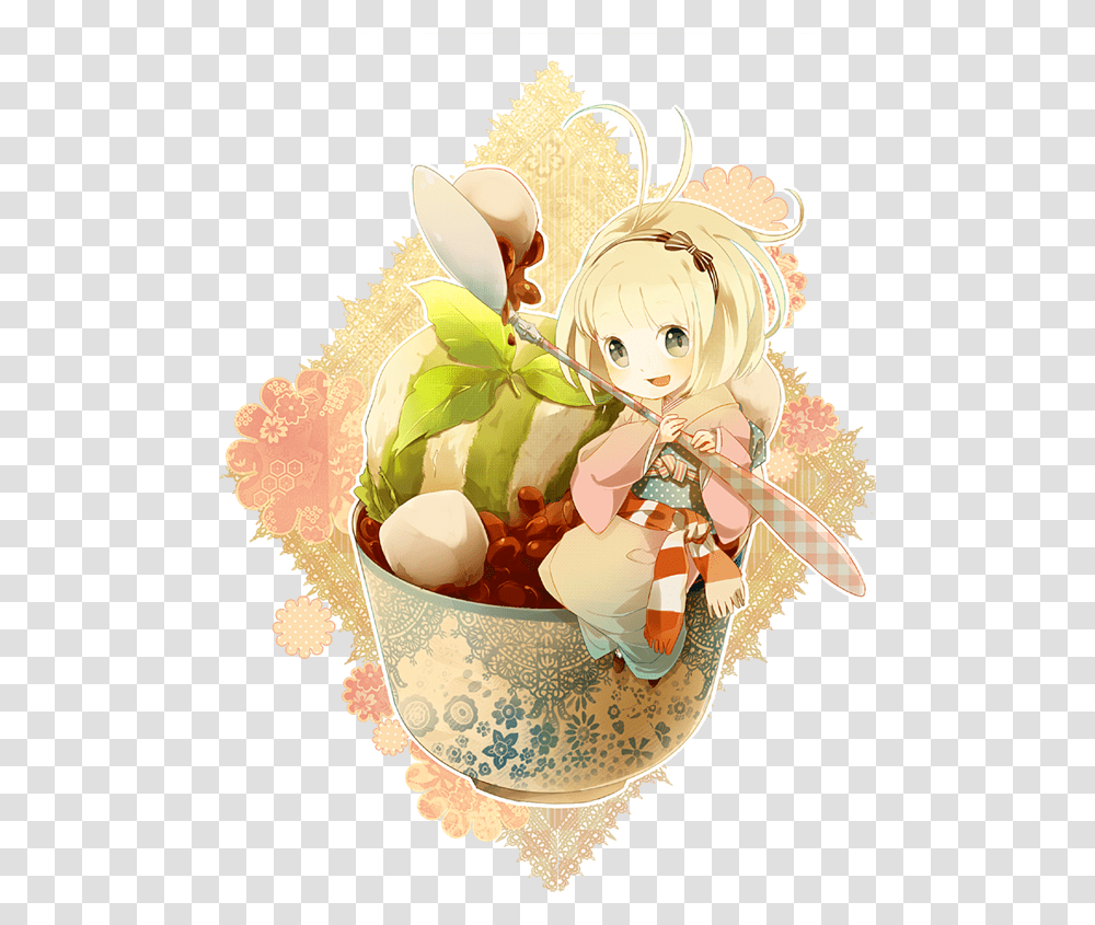 Chibi, Egg, Food, Doll Transparent Png