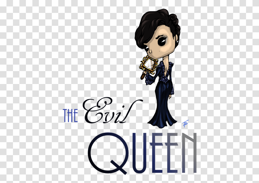 Chibi Evil Queen Blue Dress Style Throw Pillow Great Quarantine Of 2020, Poster, Advertisement, Book, Person Transparent Png