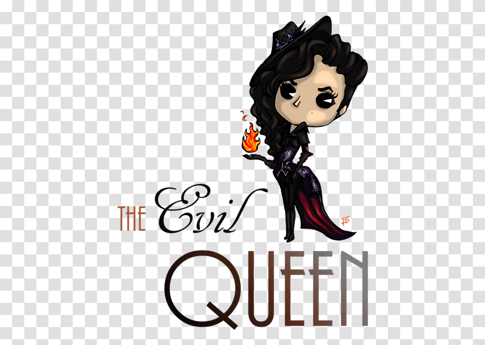 Chibi Evil Queen Horsewoman Style With Hat Greeting Card Evil Queen Chibi, Poster, Advertisement, Book, Text Transparent Png