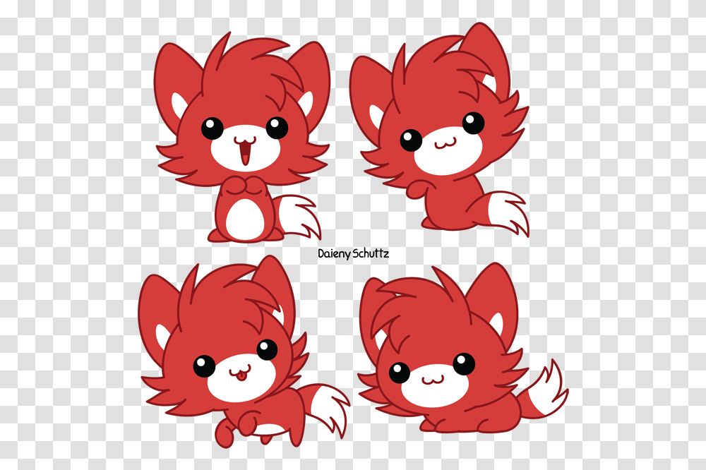 Chibi Fox By Daieny, Toy Transparent Png