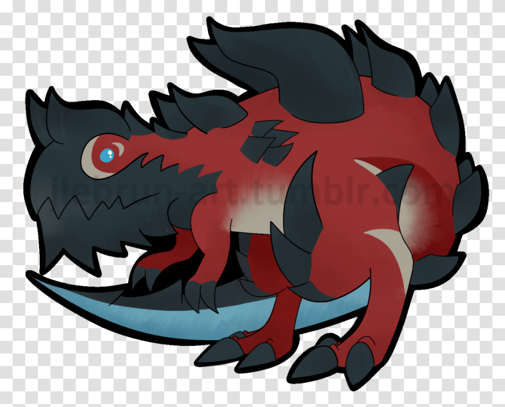 Chibi Glavenus Monster Hunter, Dragon Transparent Png