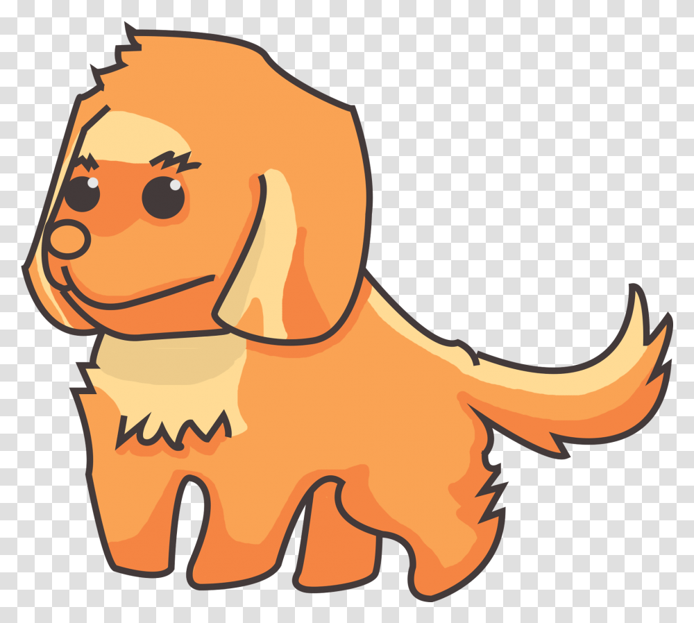 Chibi Golden Retriever Chibi Dog, Animal, Mammal, Pet, Canine Transparent Png