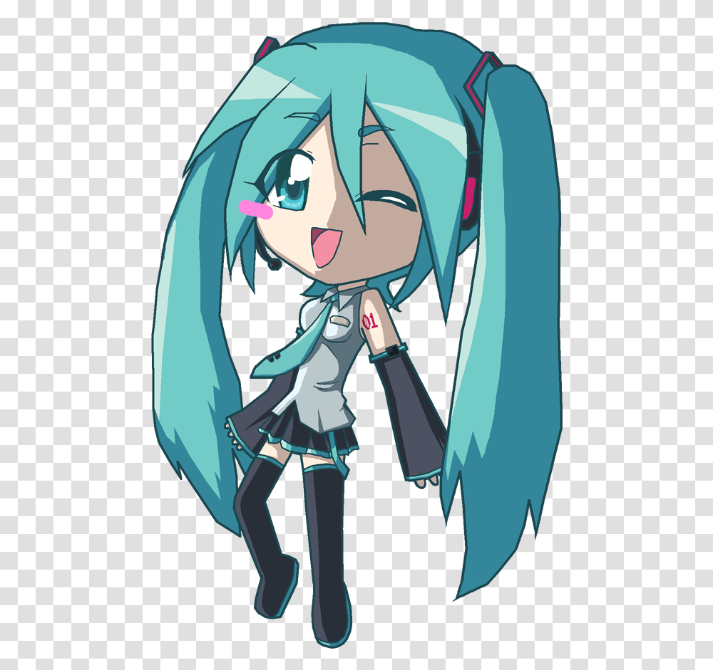 Chibi Hatsune Miku By Sakurawind Hatsune Miku Anime, Clothing, Cape, Person, Book Transparent Png