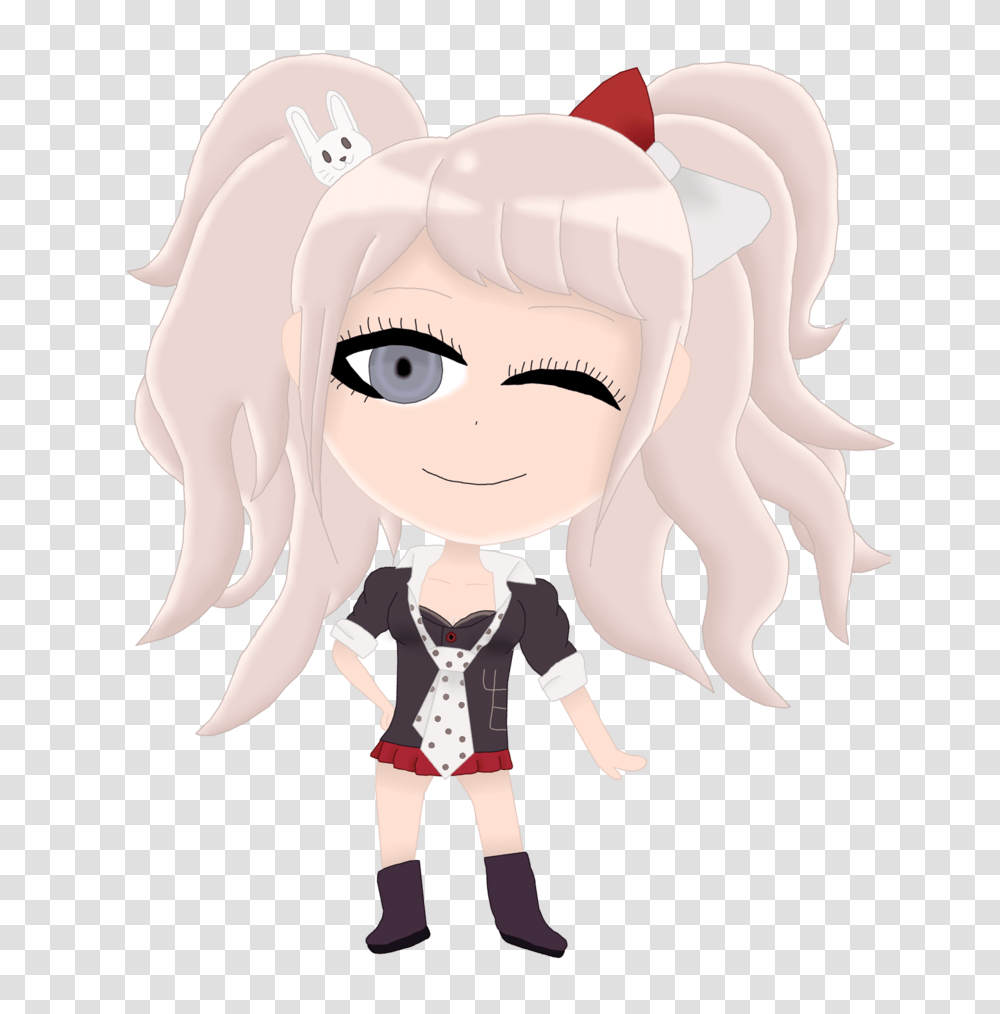 Chibi Junko Enoshima, Person, Costume, Hair Transparent Png – Pngset.com