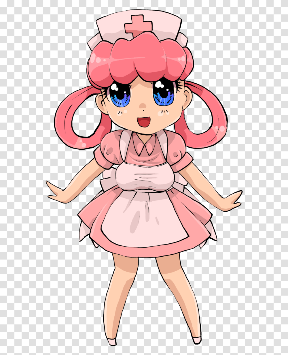 Chibi Nurse Joy, Person, Human, Doll, Toy Transparent Png