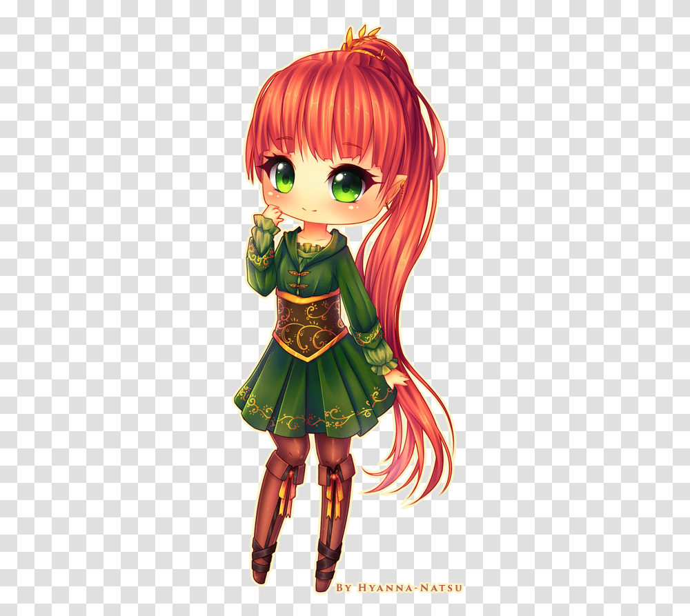 Chibi Rousse, Doll, Toy, Elf, Costume Transparent Png