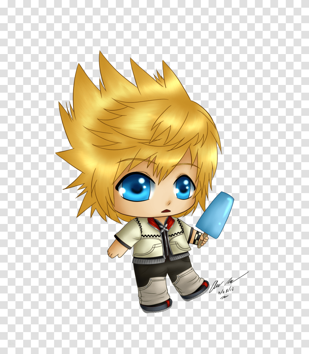 Chibi Roxas, Toy Transparent Png