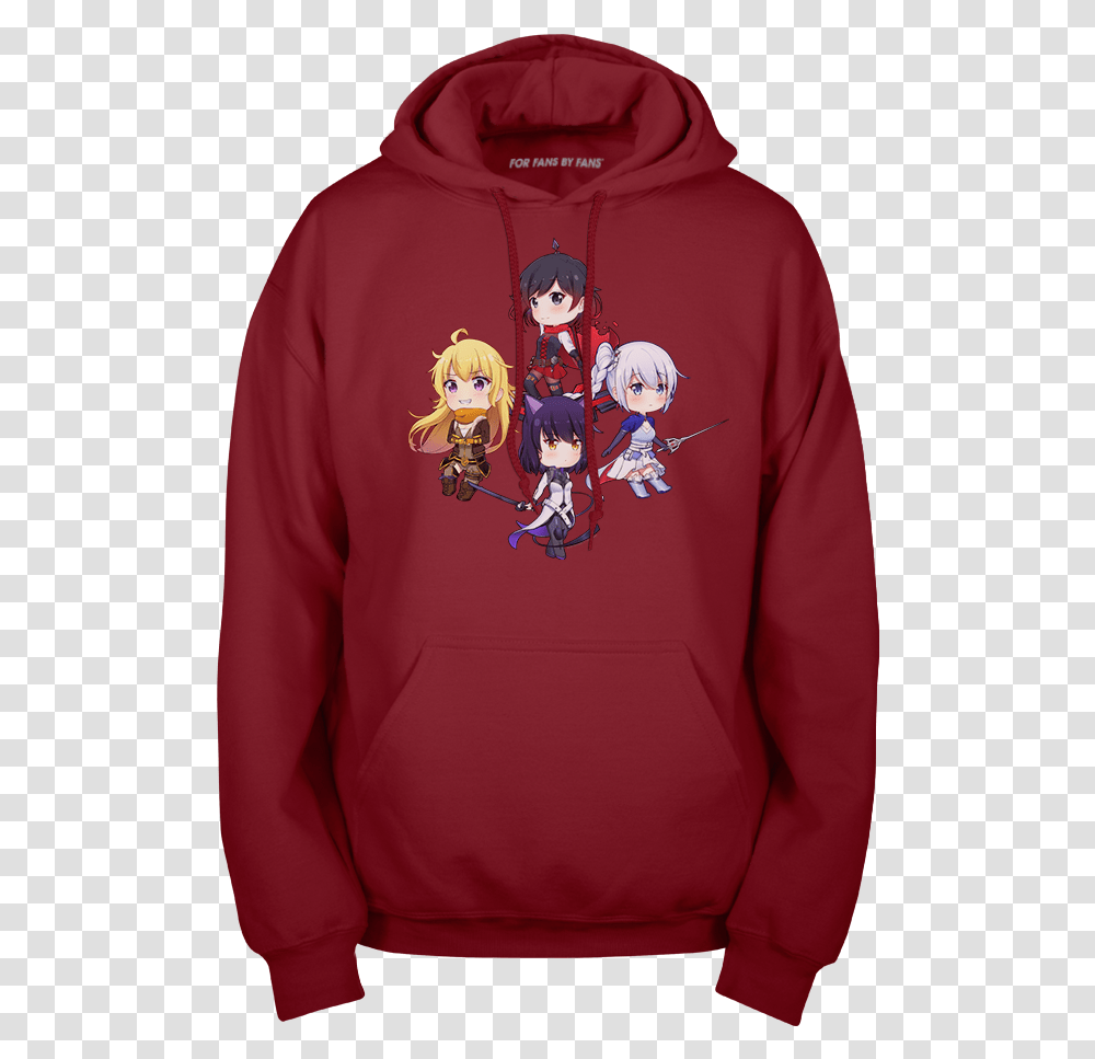 Chibi Rwby Team Pullover Hoodie Homestuck Hoodie, Clothing, Apparel, Sweatshirt, Sweater Transparent Png