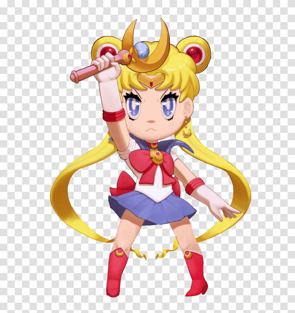 Chibi Sailor Moon, Toy, Costume, Person, Drawing Transparent Png