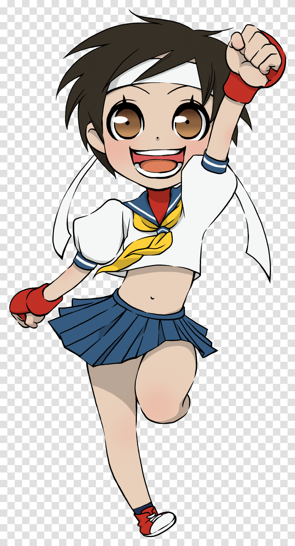 Chibi Sakura Super Gem Fighter Mini Mix Sakura, Person, Sport, Costume Transparent Png