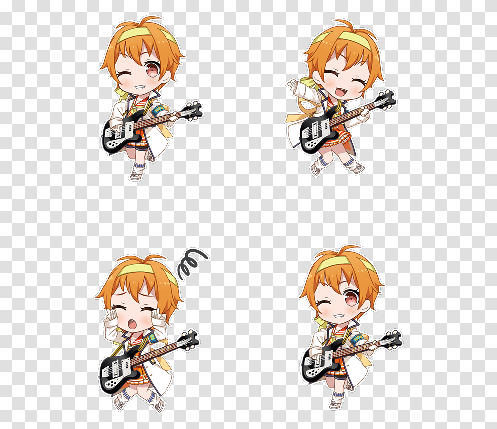 Chibi Smile, Guitar, Leisure Activities, Musical Instrument, Comics Transparent Png